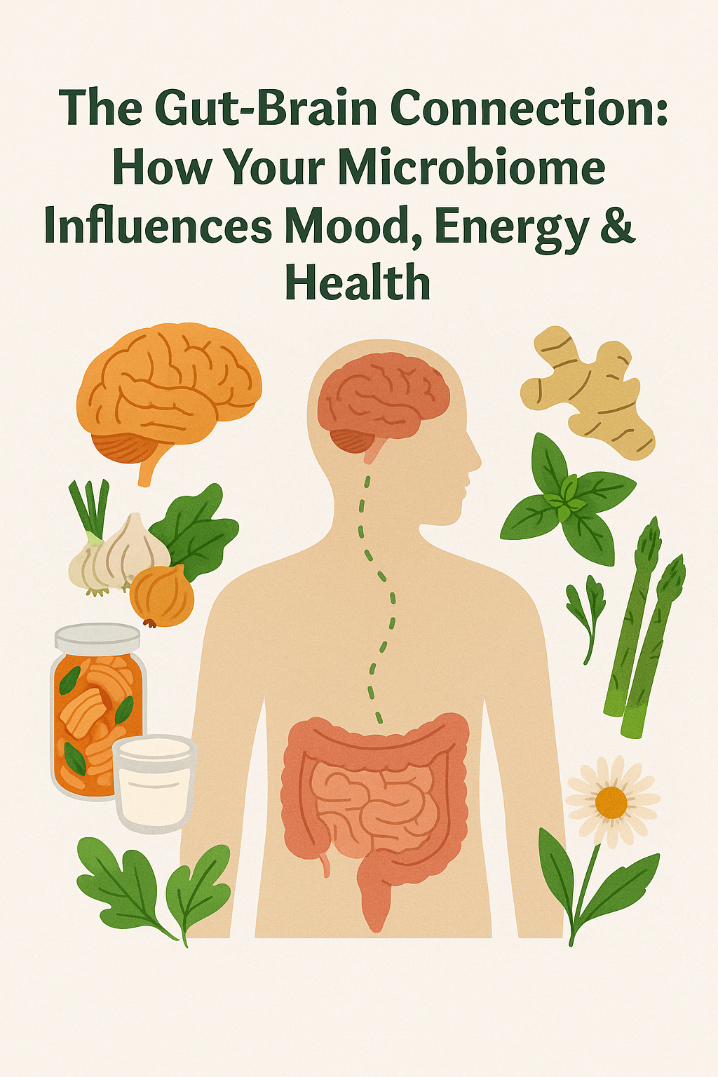 The Gut-Brain Connection: How Your Microbiome Influences Mood, Energy & Health