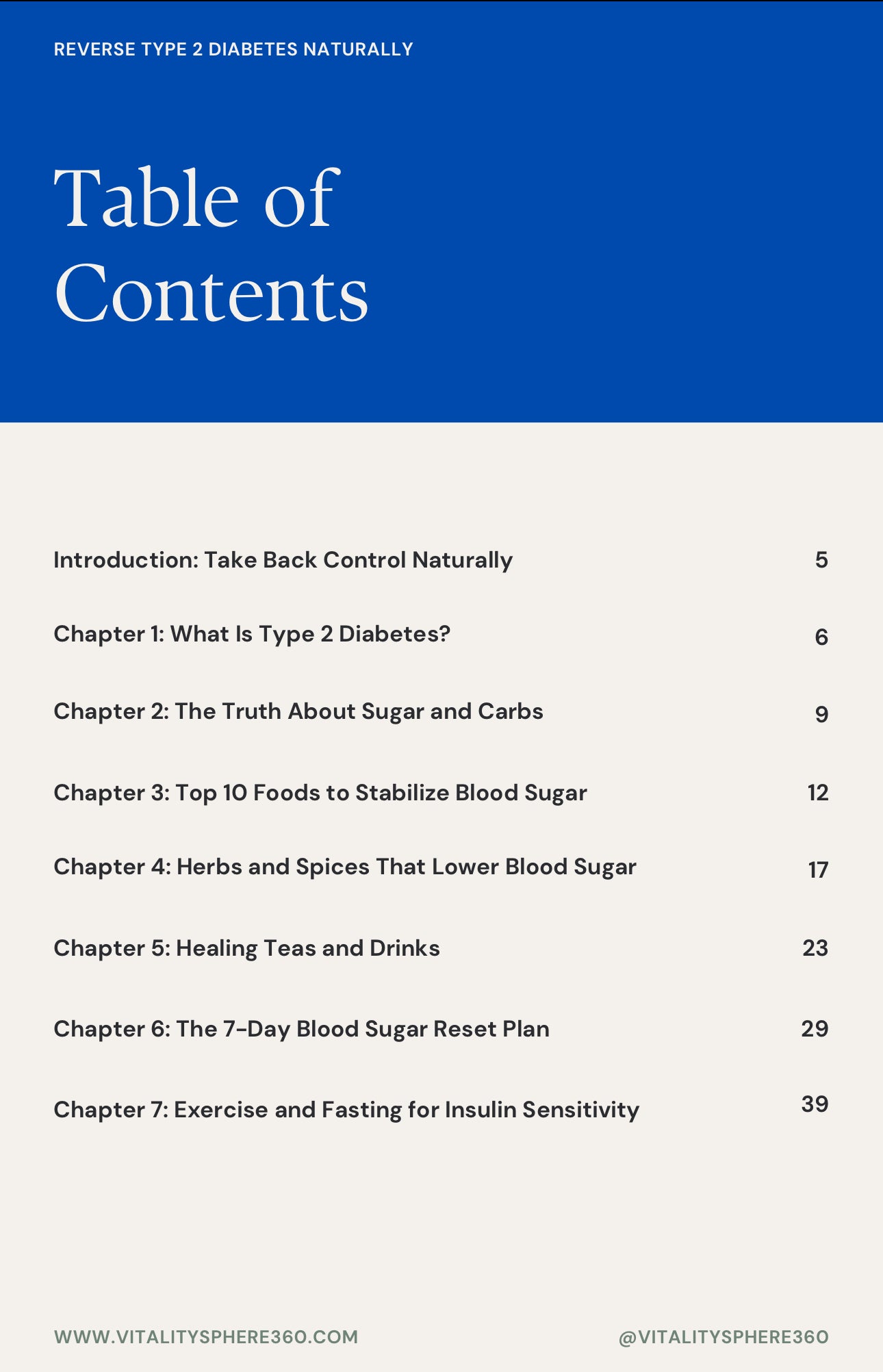 Reverse Type 2 Diabetes Naturally: Foods, Herbs, and Lifestyle That Heal (Ebook)