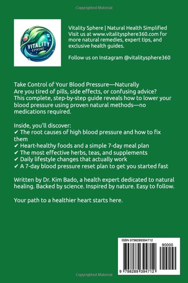 The Natural Guide to Lowering High Blood Pressure (paperback)