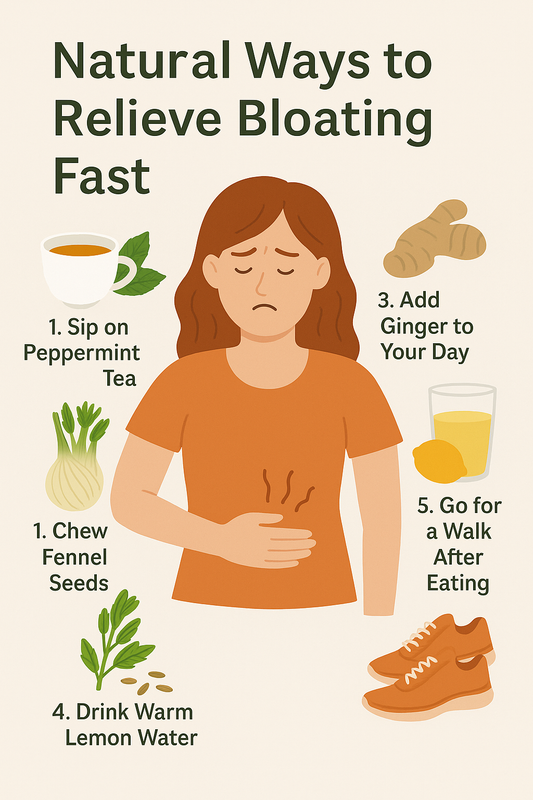 Natural Ways to Relieve Bloating Fast — Backed by Science