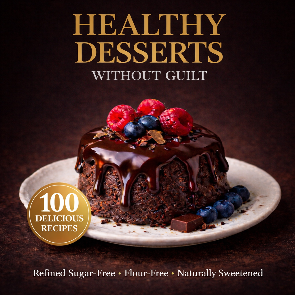 Healthy Desserts Without Guilt – 100 Sugar-Free, Flour-Free Recipes
