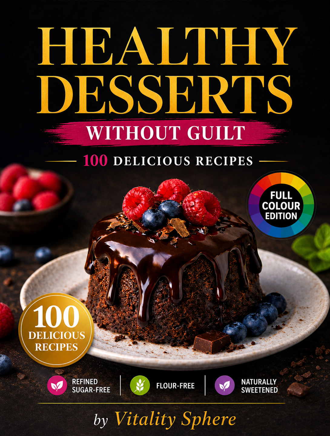 Healthy Desserts Without Guilt
100 Sugar-Free & Flour-Free Recipes