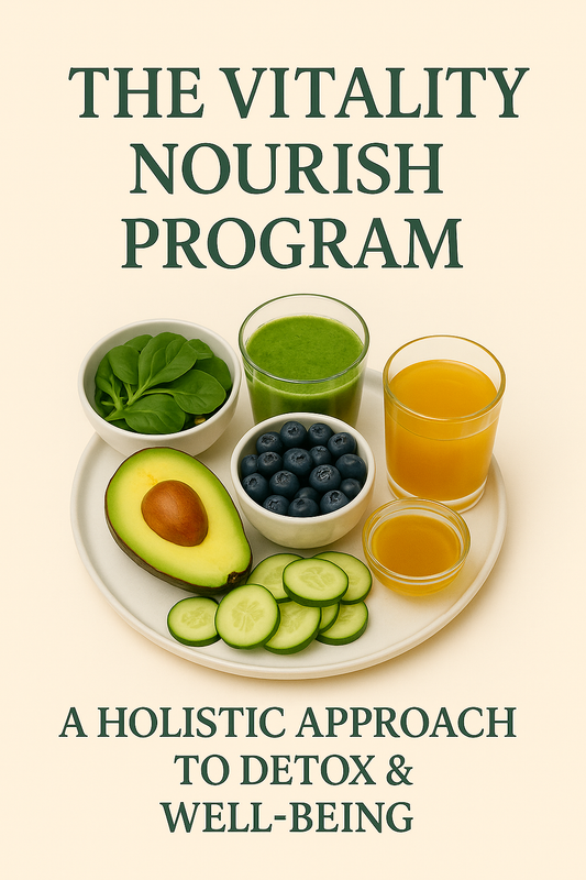Vitality Nourish Program cover – whole food meal plan