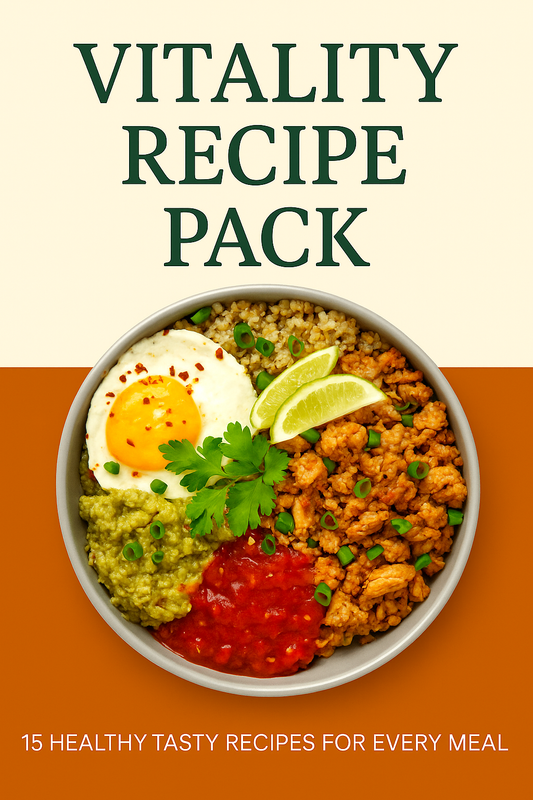 Healthy Recipe Pack cover – nutritious meals for wellness