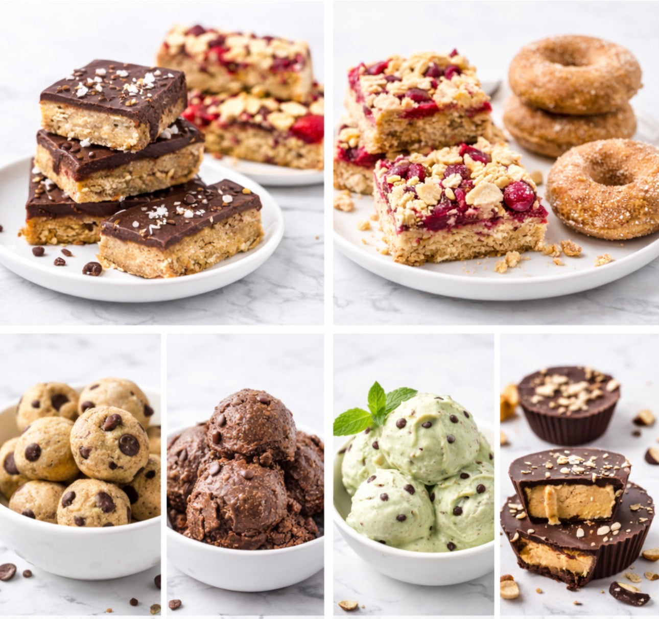 Healthy Desserts Without Guilt
100 Sugar-Free & Flour-Free Recipes