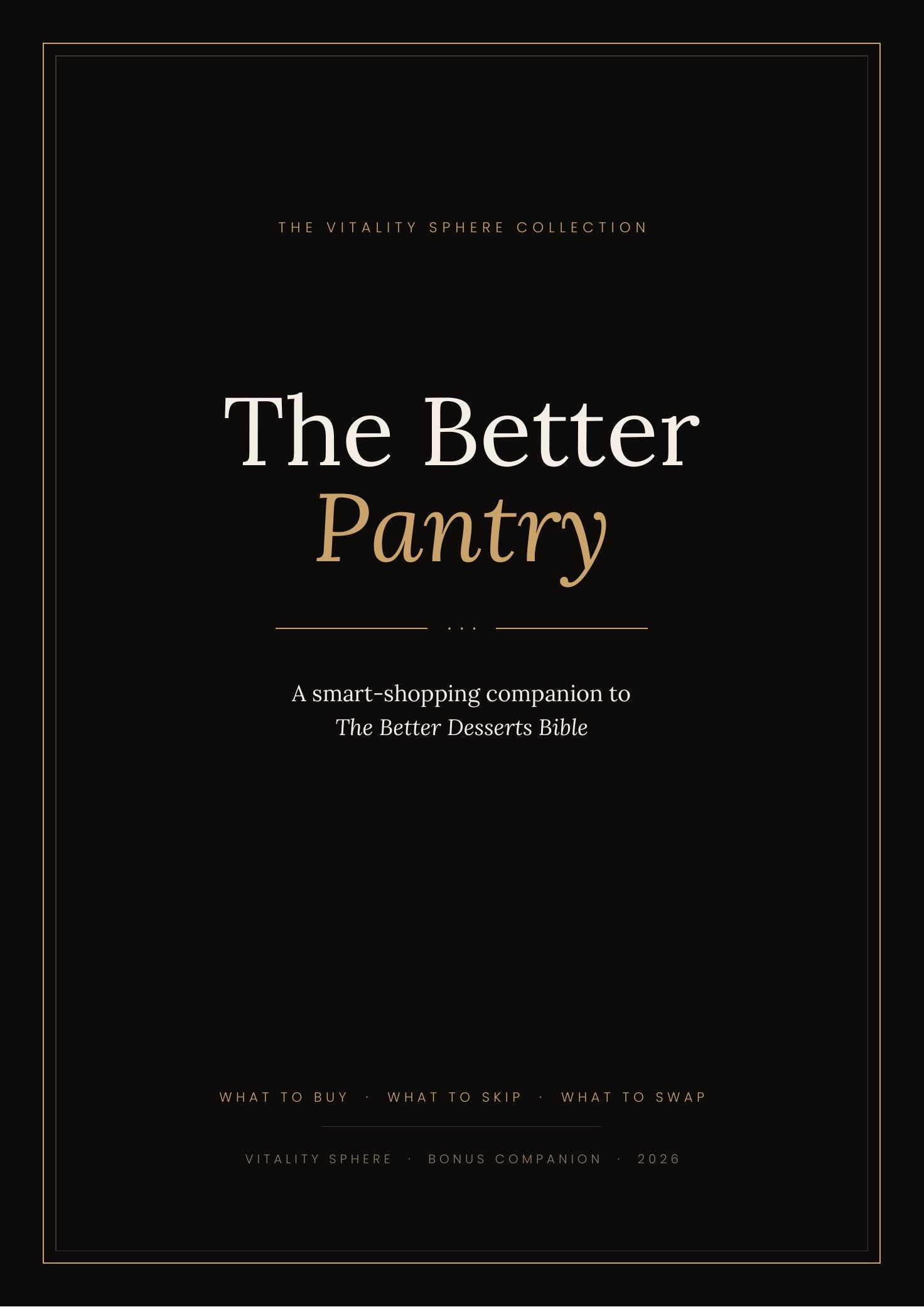 The Better Pantry — cover