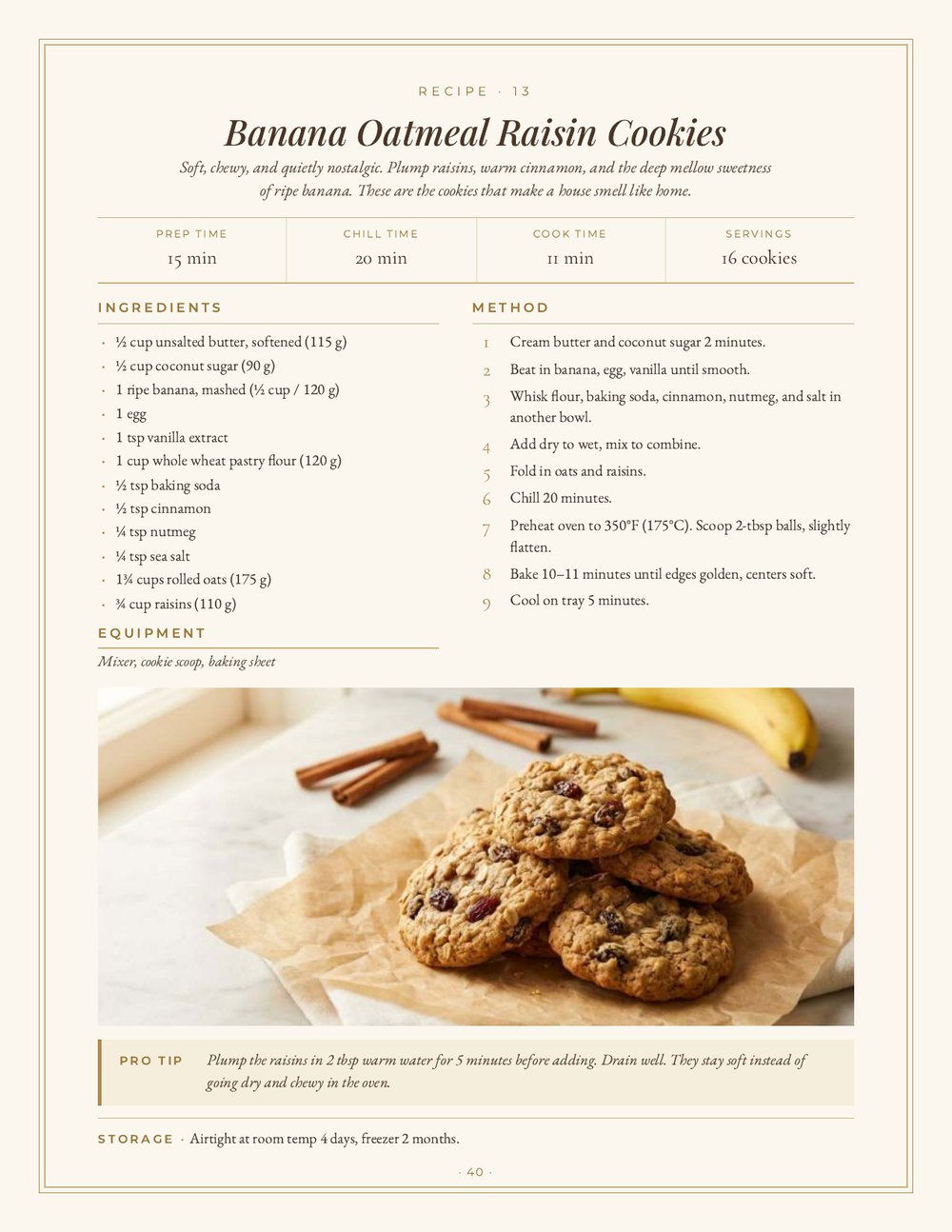 The hero recipes open on a full-page photograph